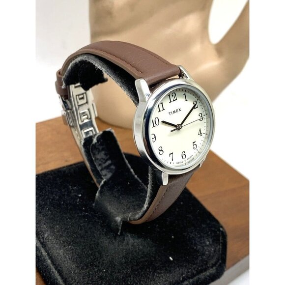 Timex Women's Watch TW2V69000 Quartz Indiglo Cream Dial Brown Leather Ba… - Picture 14 of 14